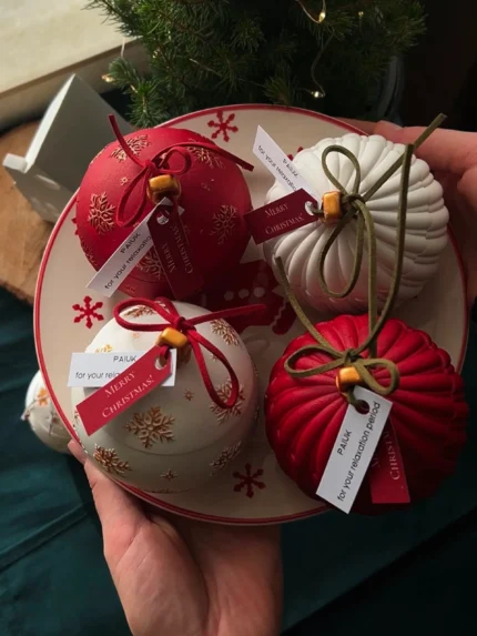 Свічка ялинкова прикраса